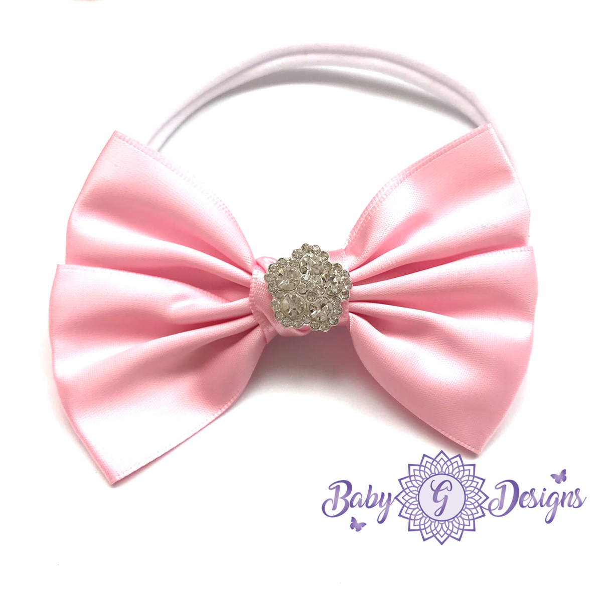 Babyhug Hair Band & Headband With Hair Clips - Pink