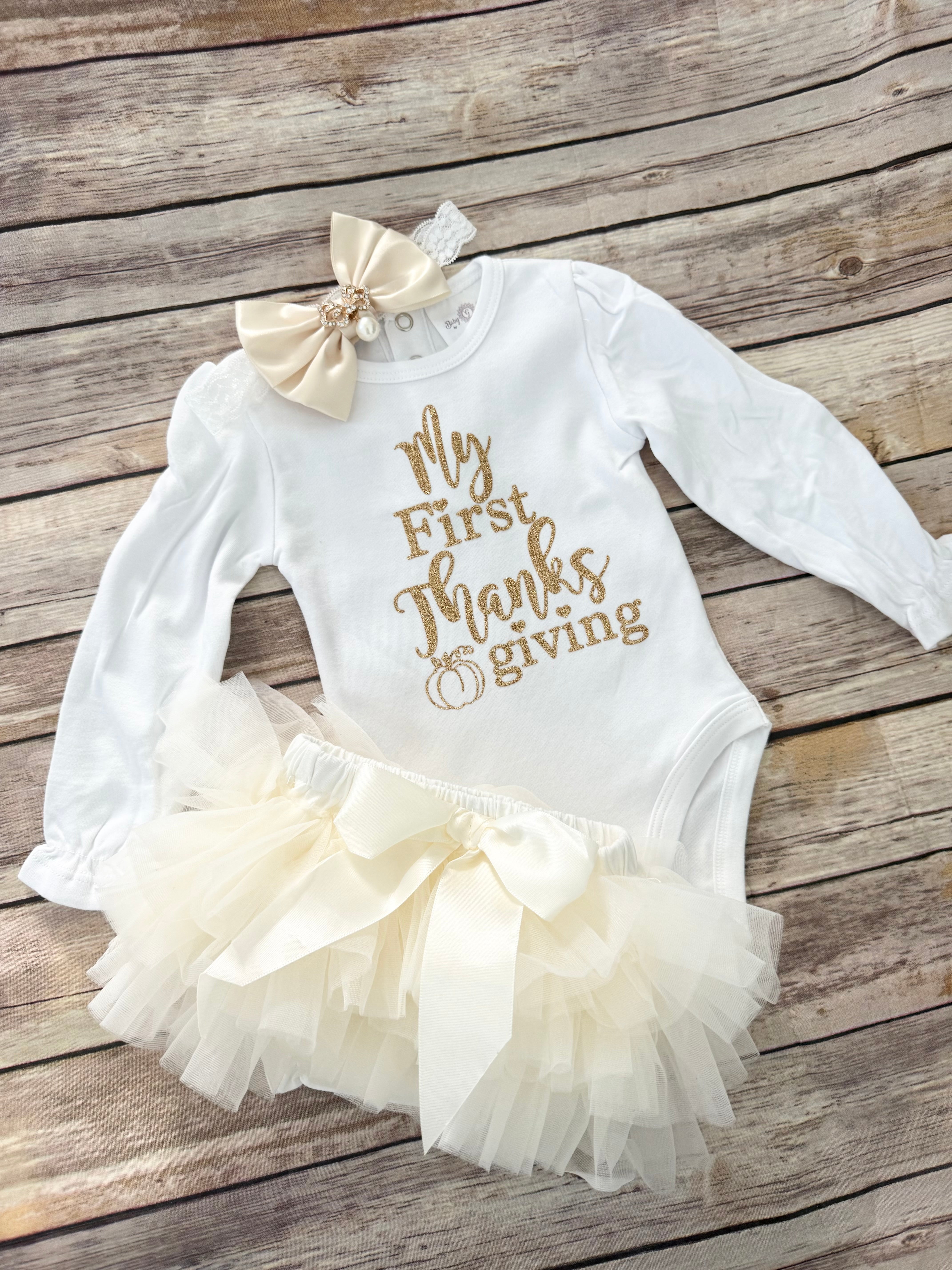 thanksgiving dress infant My first Thanksgiving – BabyGdesigns13