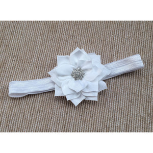 Peach Pointsettia Headband