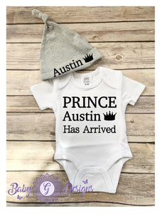 Personalized prince outfit