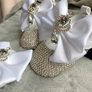 Crystal SHOES-silver/white