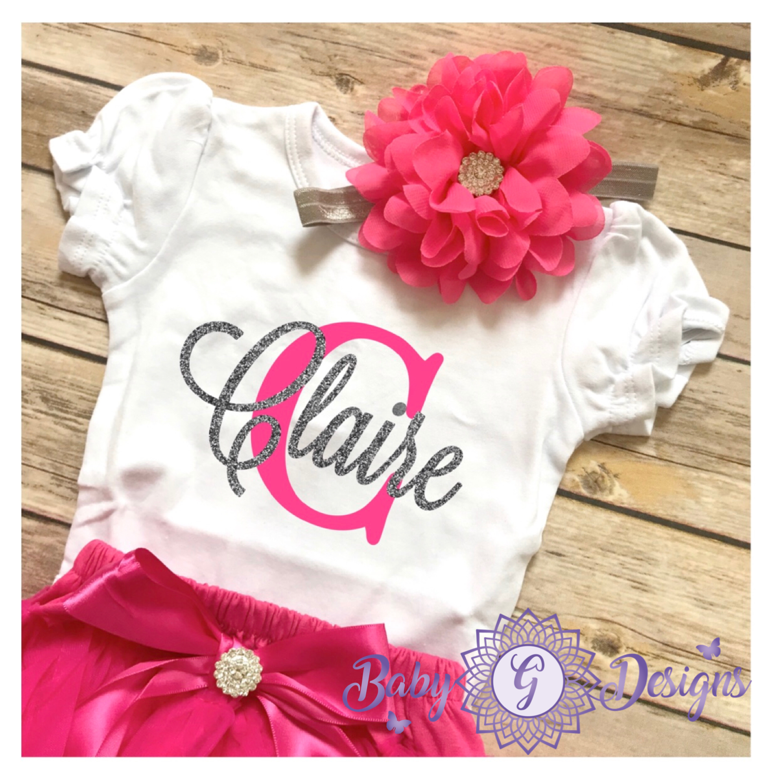 Monogrammed outfit