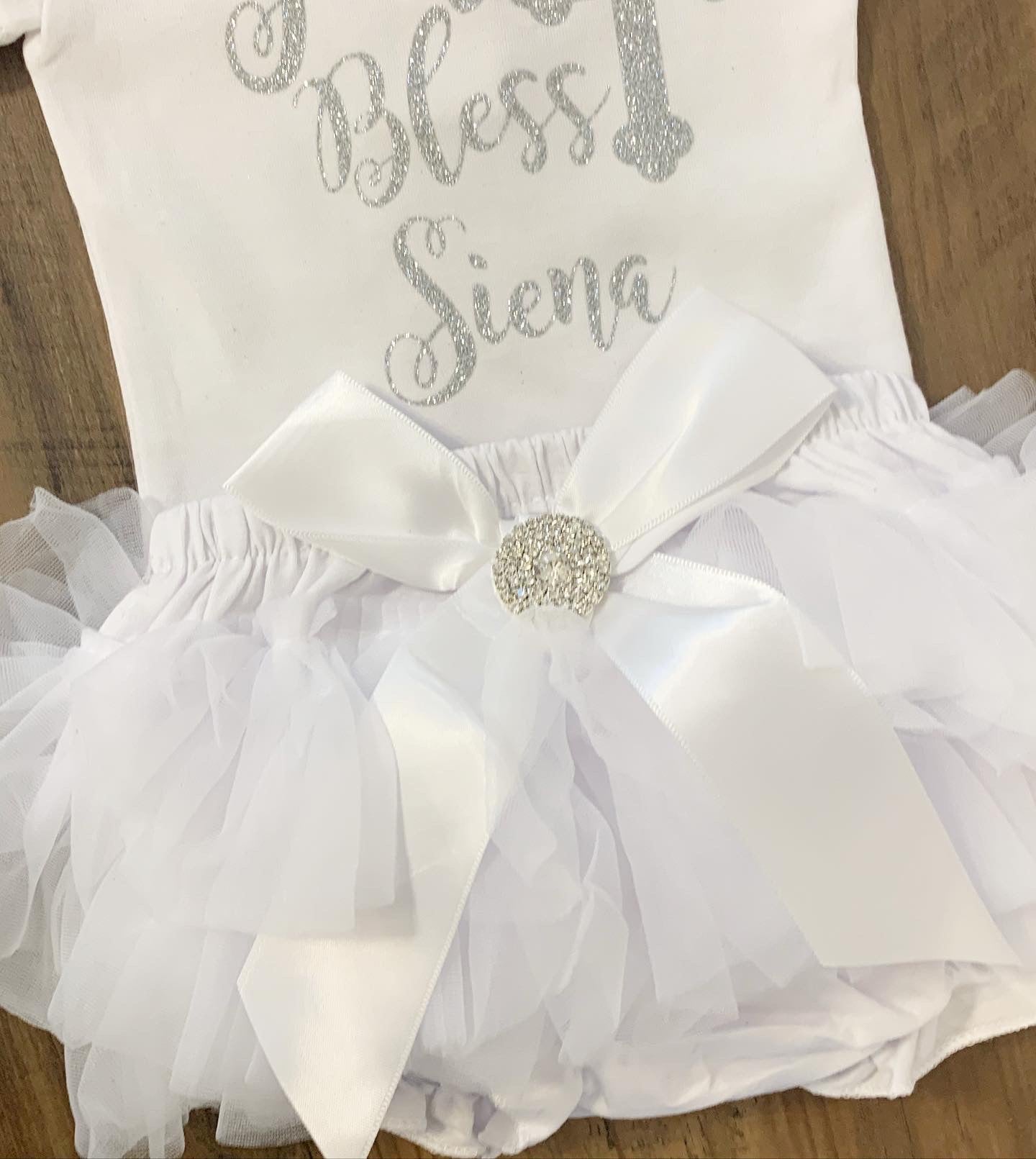 God bless -white flower