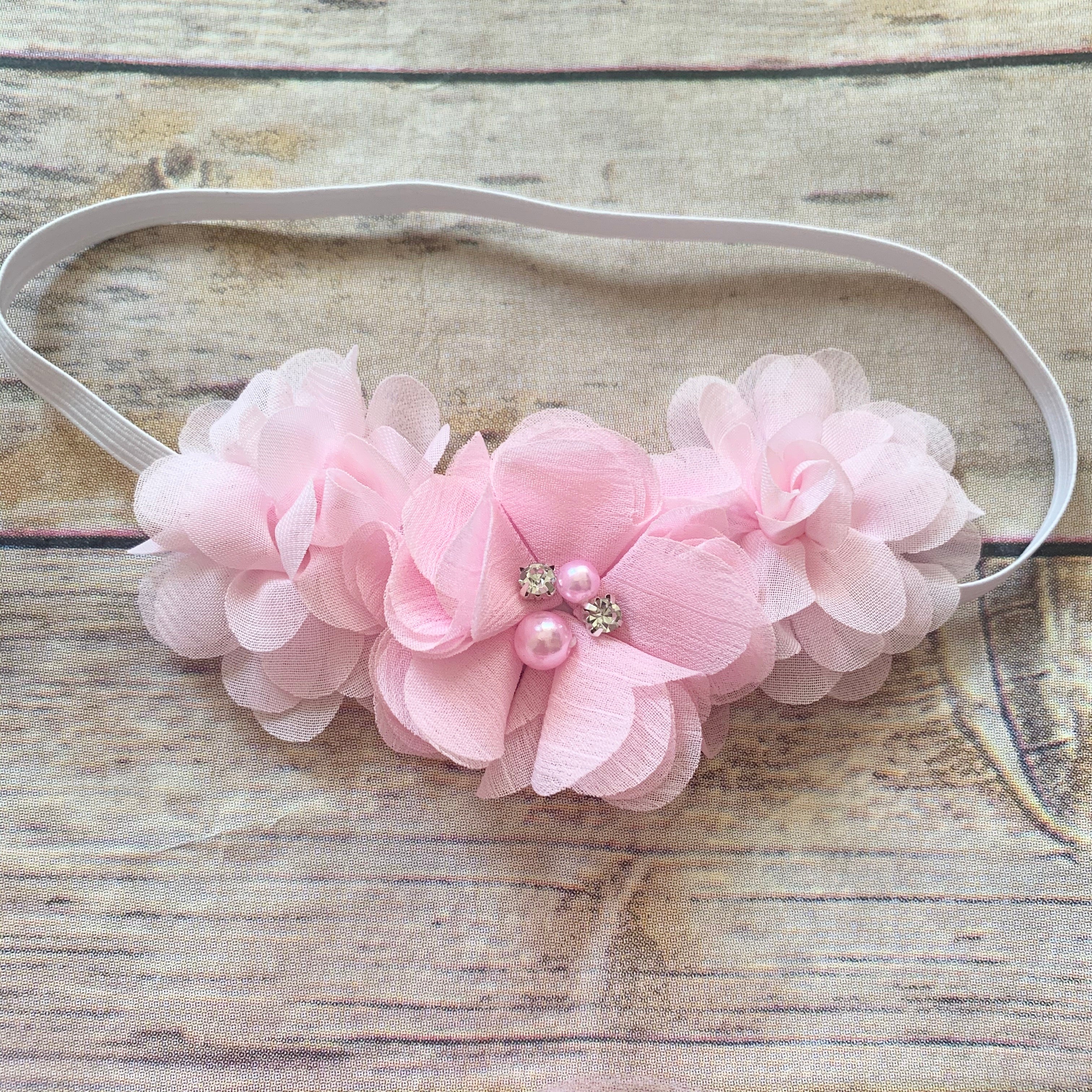 Bloomers/headband set pink