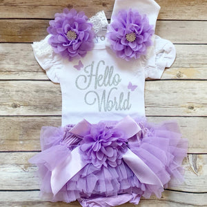 Hello World-lavender