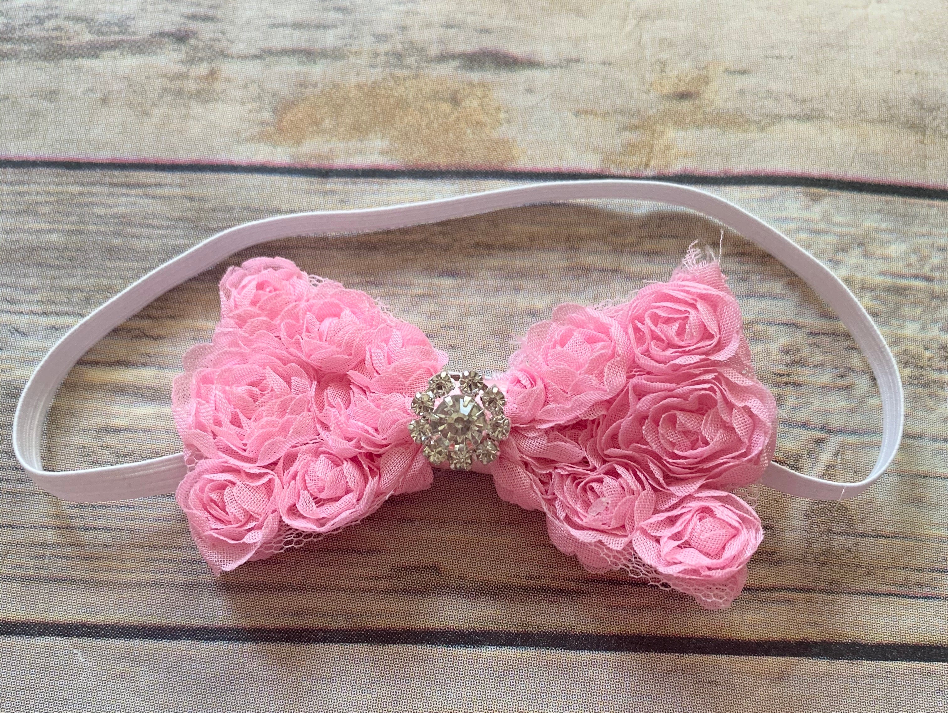 Bloomers/headband set - pink