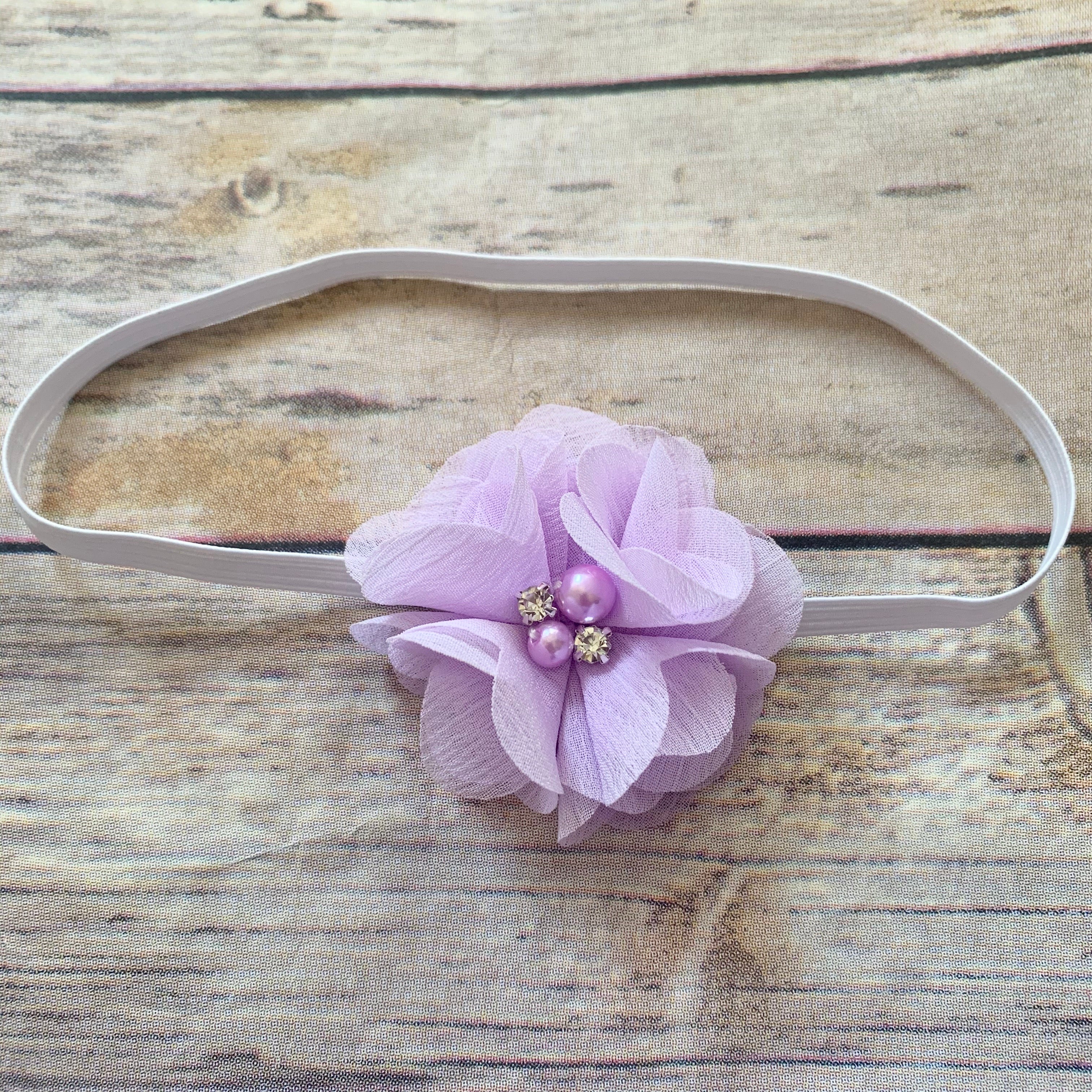 Bloomers/headband set lavender