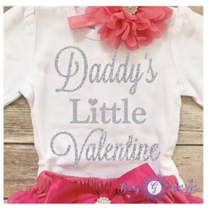Daddy little valentine-silver