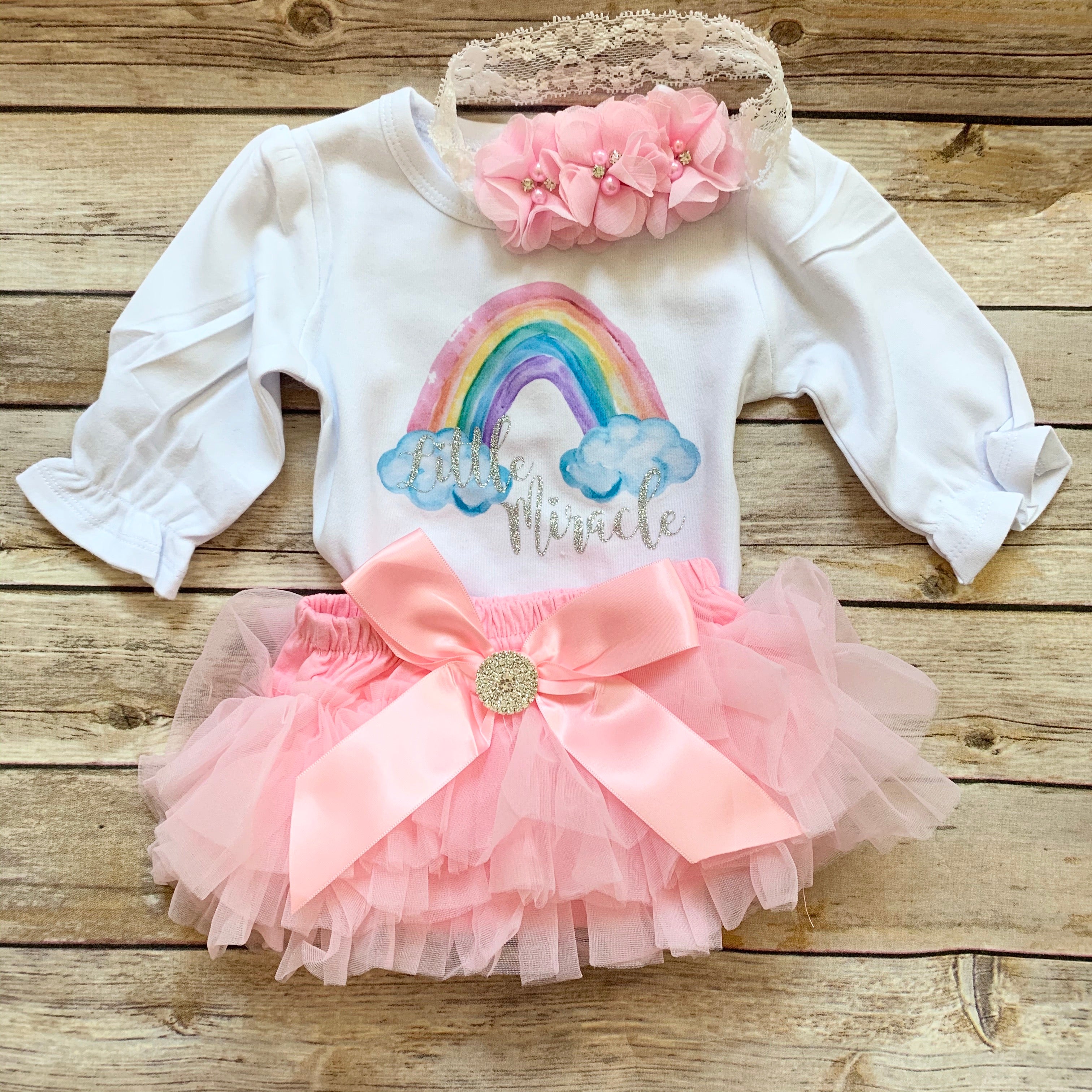 Rainbow baby - pink