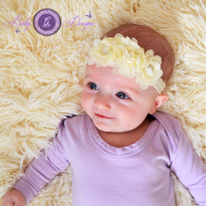 3 flower headband- pick your color!