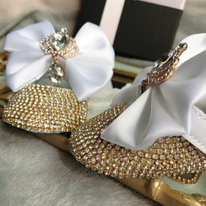 SHOES-gold/white